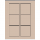 3" x 3"  Sheet Label