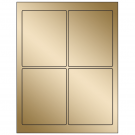 3.75" x 4.75"  Sheet Label