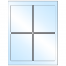 3.75" x 4.75"  Sheet Label