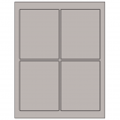 3.75" x 4.75"  Sheet Label