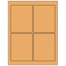 3.75" x 4.75"  Sheet Label