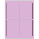 3.75" x 4.75"  Sheet Label