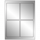 3.75" x 4.75"  Sheet Label