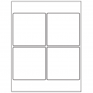 4" x 4"  Sheet Label