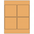 4" x 4"  Sheet Label