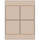 4" x 4"  Sheet Label