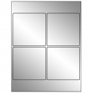 4" x 4"  Sheet Label