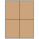 4.25" x 5.5"  Sheet Label