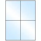 4.25" x 5.5"  Sheet Label