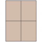 4.25" x 5.5"  Sheet Label