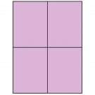 4.25" x 5.5"  Sheet Label