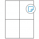 4.25" x 5.5"  Sheet Label