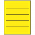 7.5" x 2"  Sheet Label