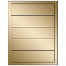 7.5" x 2"  Sheet Label