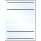 7.5" x 2"  Sheet Label