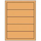 7.5" x 2"  Sheet Label