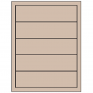 7.5" x 2"  Sheet Label