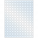 0.5" x 0.5"  Sheet Label