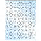 0.5" x 0.5"  Sheet Label