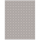 0.5" x 0.5"  Sheet Label