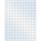 0.5" x 0.5"  Sheet Label