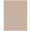 0.5" x 0.5"  Sheet Label