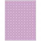 0.5" x 0.5"  Sheet Label