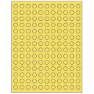 0.5" x 0.5"  Sheet Label
