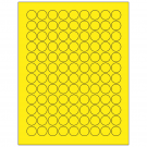 0.75" x 0.75"  Sheet Label