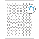 0.75" x 0.75"  Sheet Label