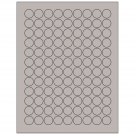 0.75" x 0.75"  Sheet Label