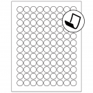0.75" x 0.75"  Sheet Label
