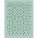 0.75" x 0.75"  Sheet Label