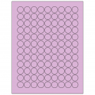 0.75" x 0.75"  Sheet Label