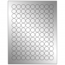 0.75" x 0.75"  Sheet Label