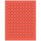 0.75" x 0.75"  Sheet Label