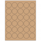 1.5" x 1.5"  Sheet Label