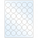 1.5" x 1.5"  Sheet Label