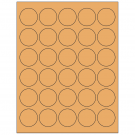 1.5" x 1.5"  Sheet Label