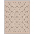 1.5" x 1.5"  Sheet Label