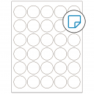 1.5" x 1.5"  Sheet Label