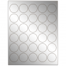 1.5" x 1.5"  Sheet Label