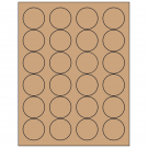 1.666" x 1.666"  Sheet Label