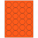 1.666" x 1.666"  Sheet Label