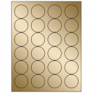 1.666" x 1.666"  Sheet Label