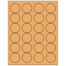 1.666" x 1.666"  Sheet Label