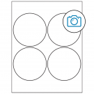 4" x 4"  Sheet Label