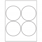 4" x 4"  Sheet Label