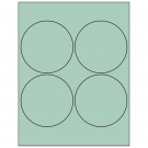 4" x 4"  Sheet Label