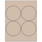 4" x 4"  Sheet Label